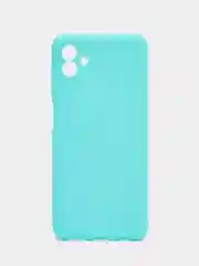Бирюзовый чехол для Samsung Galaxy A04, силиконовый, черный, матовый