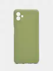 Оливковый чехол для Samsung Galaxy A04, силиконовый, черный, матовый