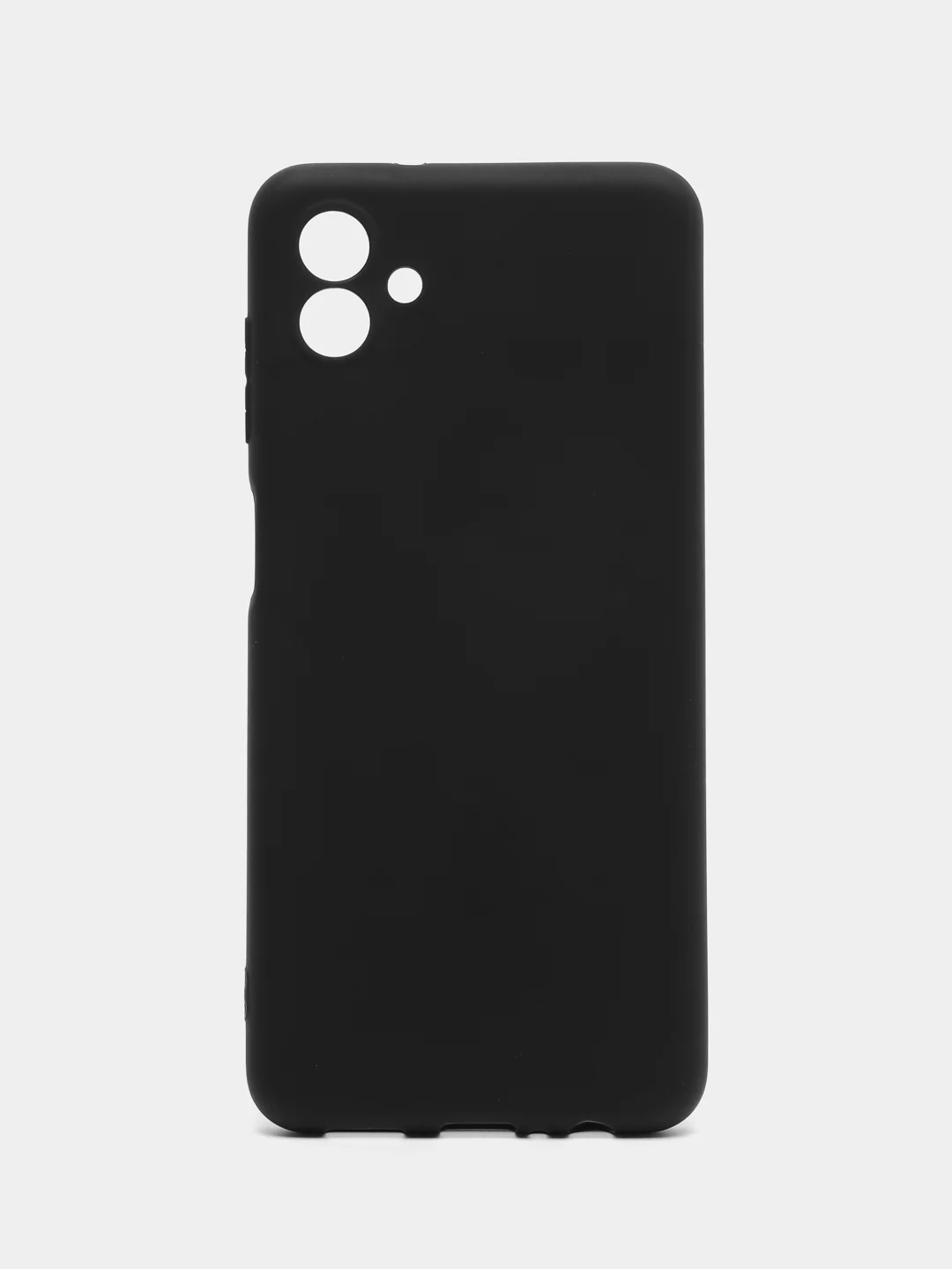 Черный чехол для Samsung Galaxy A04, силиконовый, черный, матовый