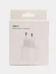 Блок питания для iPhone (Айфон), с Type-C, быстрая зарядка 20W