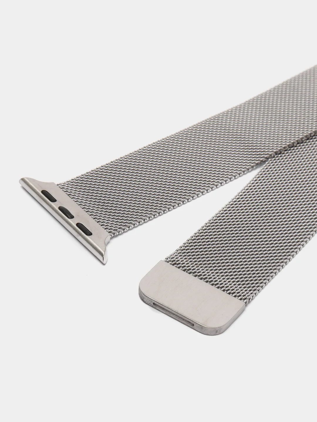 Серебряный ремешок для apple watch часов, на смарт часы ultra series 1 2 4 5 6 7 8 SE 42 44 45 мм