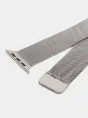 Серебряный ремешок для apple watch часов, на смарт часы ultra series 1 2 4 5 6 7 8 SE 42 44 45 мм