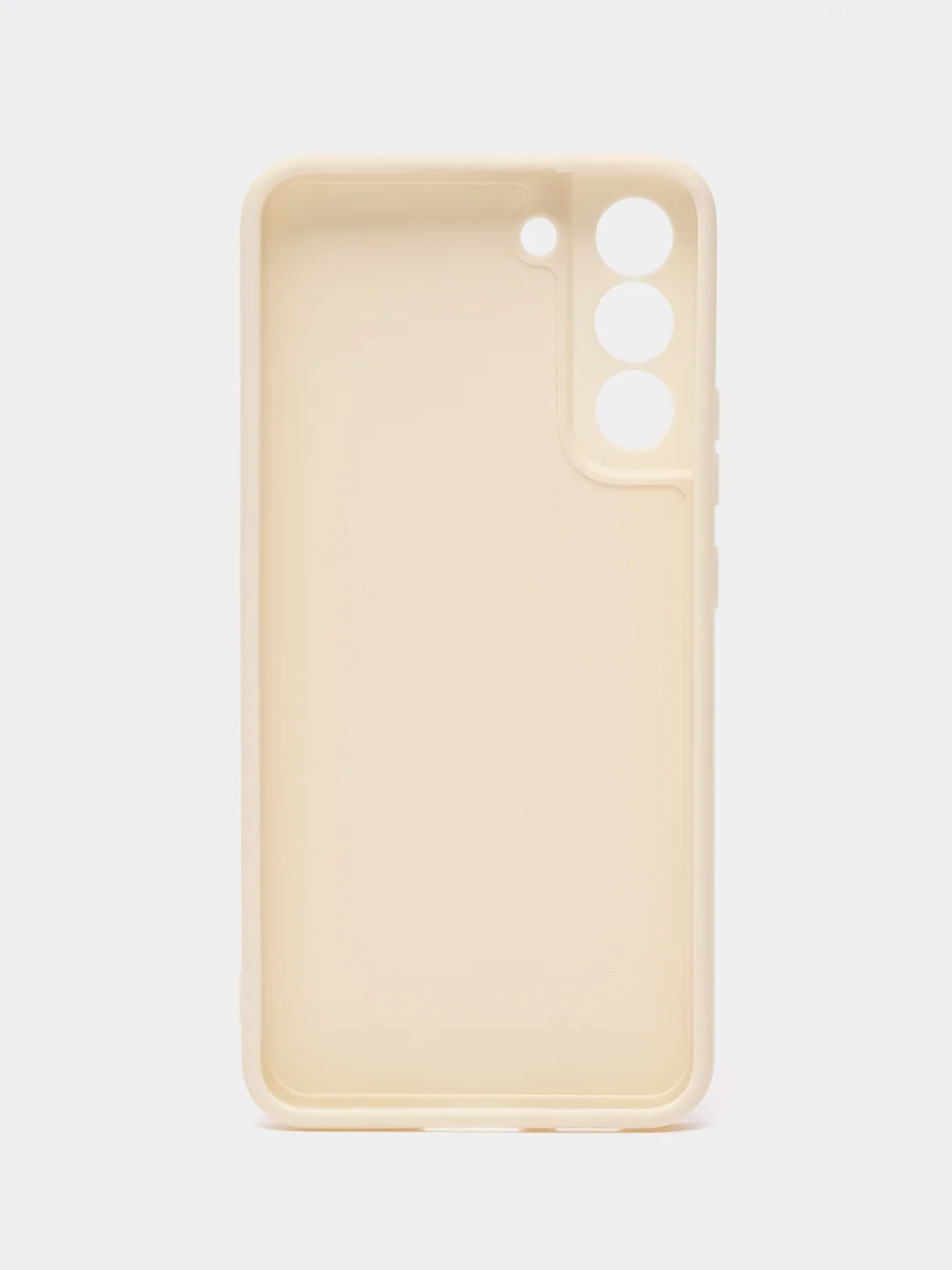Молочный чехол для Samsung Galaxy S22 Plus (Самсунг Галакси С22 Плюс), силиконовый