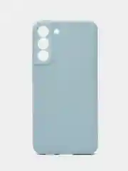 Светло-синий чехол для Samsung Galaxy S22 Plus (Самсунг Галакси С22 Плюс), силиконовый