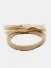 Молочный повязка на голову, с бантиком, для девочки