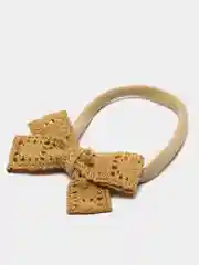 Хаки повязка на голову, с бантиком, для девочки