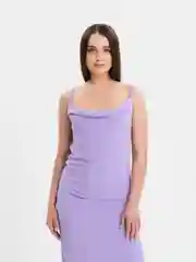 Лавандовый платье шёлковое