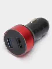 Красный автомобильное зарядное устройство 3,2А 2 гнезда