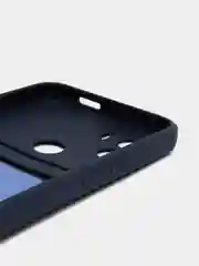 Темно-синий чехол Xiaomi Redmi A1 Plus A2+ Poco C51 Редми А1 Плюс силиконовый, с карманом для карты
