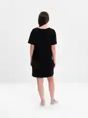 Черный платье - футболка