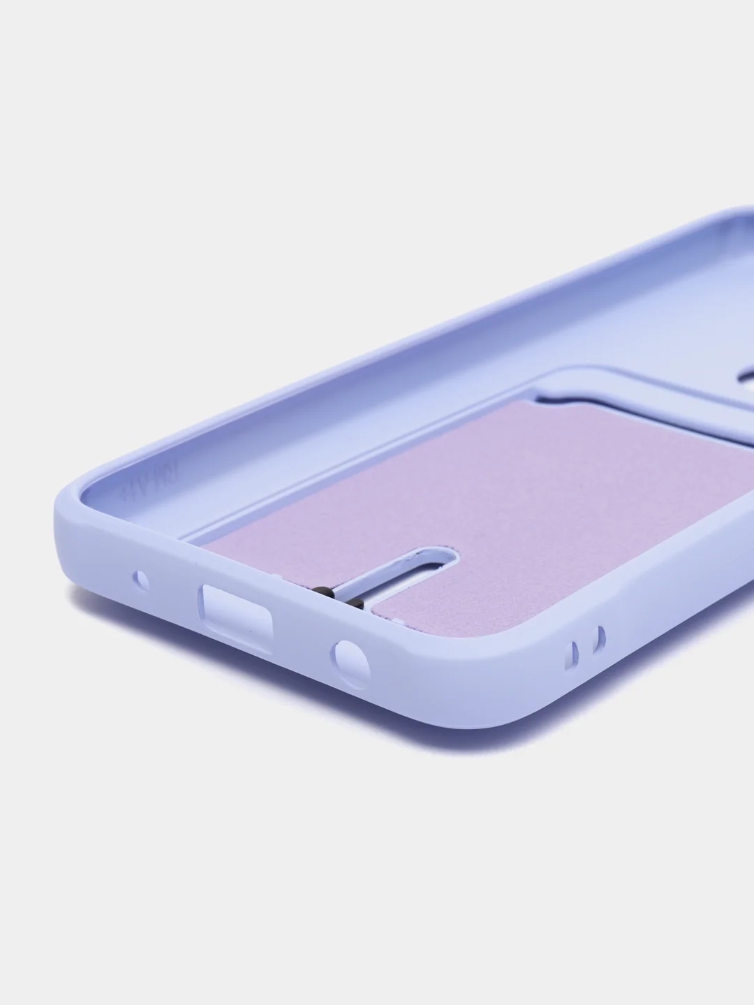 Лавандовый чехол Xiaomi Redmi A1 Plus A2+ Poco C51 Редми А1 Плюс силиконовый, с карманом для карты