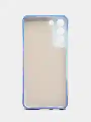 Небесно-голубой чехол Samsung Galaxy S22 Plus (Самсунг Галакси С22 Плюс), силиконовый, с мягким подкладом