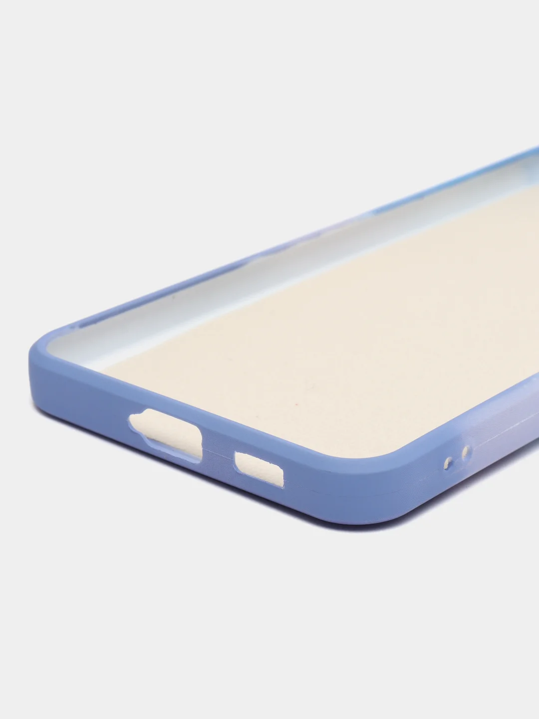 Небесно-голубой чехол Samsung Galaxy S22 Plus (Самсунг Галакси С22 Плюс), силиконовый, с мягким подкладом