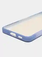 Небесно-голубой чехол Samsung Galaxy S22 Plus (Самсунг Галакси С22 Плюс), силиконовый, с мягким подкладом