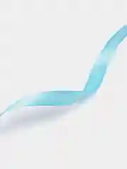 Голубой лента атласная, 6 мм