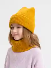 Бронзовый шапка + снуд