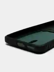 Зеленый чехол Xiaomi Poco X4 Pro (Сяоми Поко Х4 Про), силиконовый, с карманом для карты