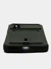 Зеленый чехол Xiaomi Poco X4 Pro (Сяоми Поко Х4 Про), силиконовый, с карманом для карты