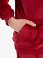 Багровый детский костюм бархатный