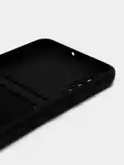 Черный чехол Samsung Galaxy, Самсунг Галакси A50 / A50s / A30s, силиконовый, с карманом для карты