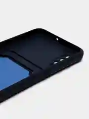 Темно-синий чехол Samsung Galaxy, Самсунг Галакси A50 / A50s / A30s, силиконовый, с карманом для карты