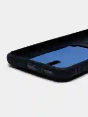 Темно-синий чехол Samsung Galaxy, Самсунг Галакси A50 / A50s / A30s, силиконовый, с карманом для карты