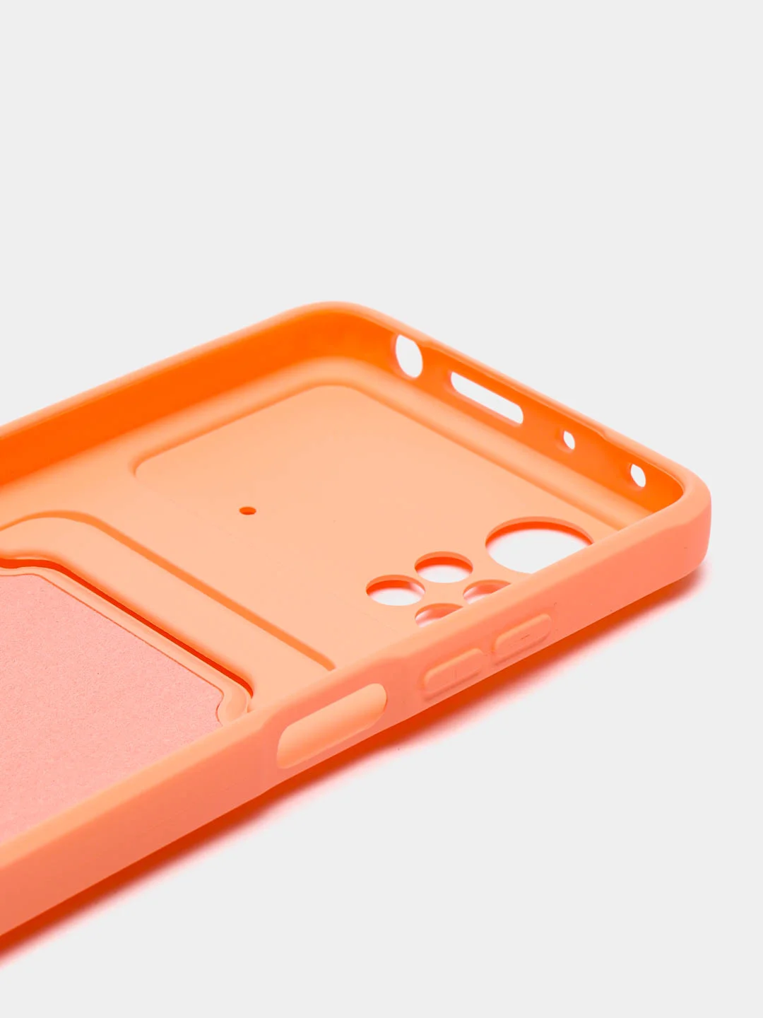 Конфетный чехол Xiaomi Poco X4 Pro (Сяоми Поко Х4 Про), силиконовый, с карманом для карты