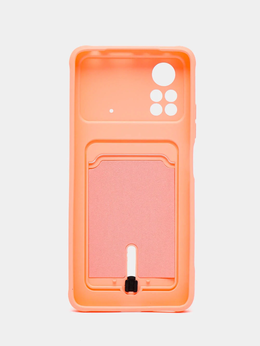 Конфетный чехол Xiaomi Poco X4 Pro (Сяоми Поко Х4 Про), силиконовый, с карманом для карты