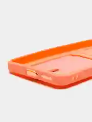 Конфетный чехол Xiaomi Poco X4 Pro (Сяоми Поко Х4 Про), силиконовый, с карманом для карты