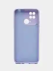 Сиреневый чехол силиконовый для Xiaomi Redmi 10C / Poco C40, Сяоми Редми 10С / Поко С40