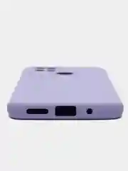 Сиреневый чехол силиконовый для Xiaomi Redmi 10C / Poco C40, Сяоми Редми 10С / Поко С40