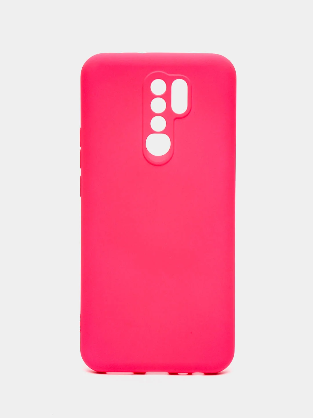 Тёмно-розовый чехол Xiaomi Redmi 9, Сяоми Редми 9 силиконовый Silicone Cover с закрытым низом