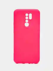 Тёмно-розовый чехол Xiaomi Redmi 9, Сяоми Редми 9 силиконовый Silicone Cover с закрытым низом
