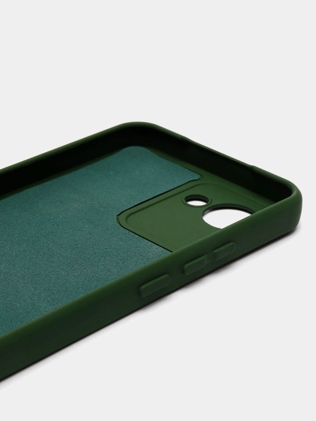 Зеленый чехол Silicone Cover для Realme C30 C30s Narzo 50i Prime Реалми С30 С30С Нарзо силиконовый