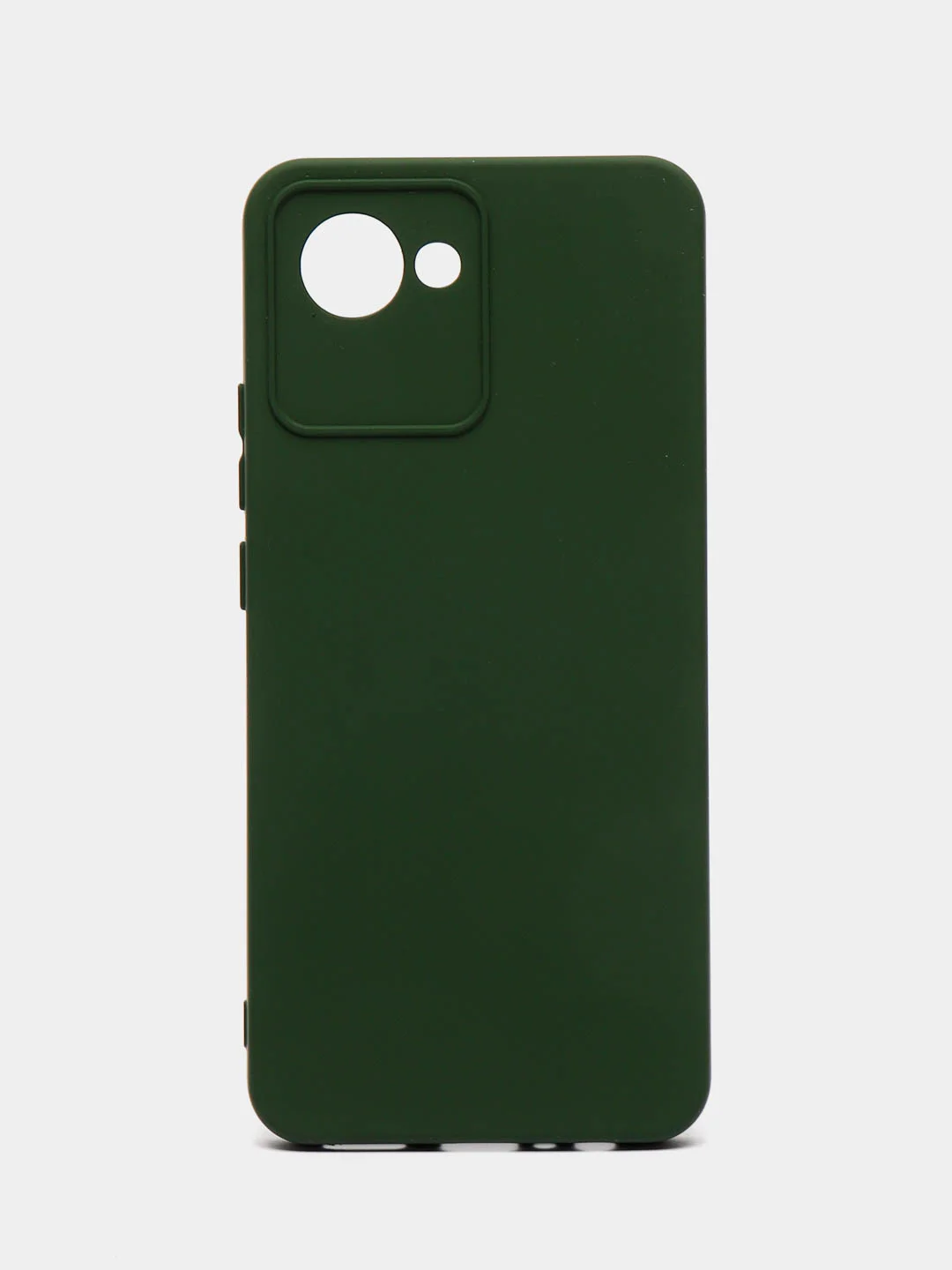 Зеленый чехол Silicone Cover для Realme C30 C30s Narzo 50i Prime Реалми С30 С30С Нарзо силиконовый