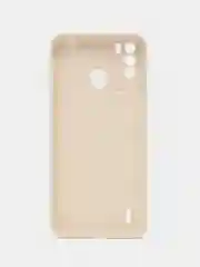 Молочный чехол для Itel Vision 1 pro, S16 (Ител Вижн 1 про, с16), силиконовый, с защитой камеры