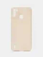 Молочный чехол для Itel Vision 1 pro, S16 (Ител Вижн 1 про, с16), силиконовый, с защитой камеры