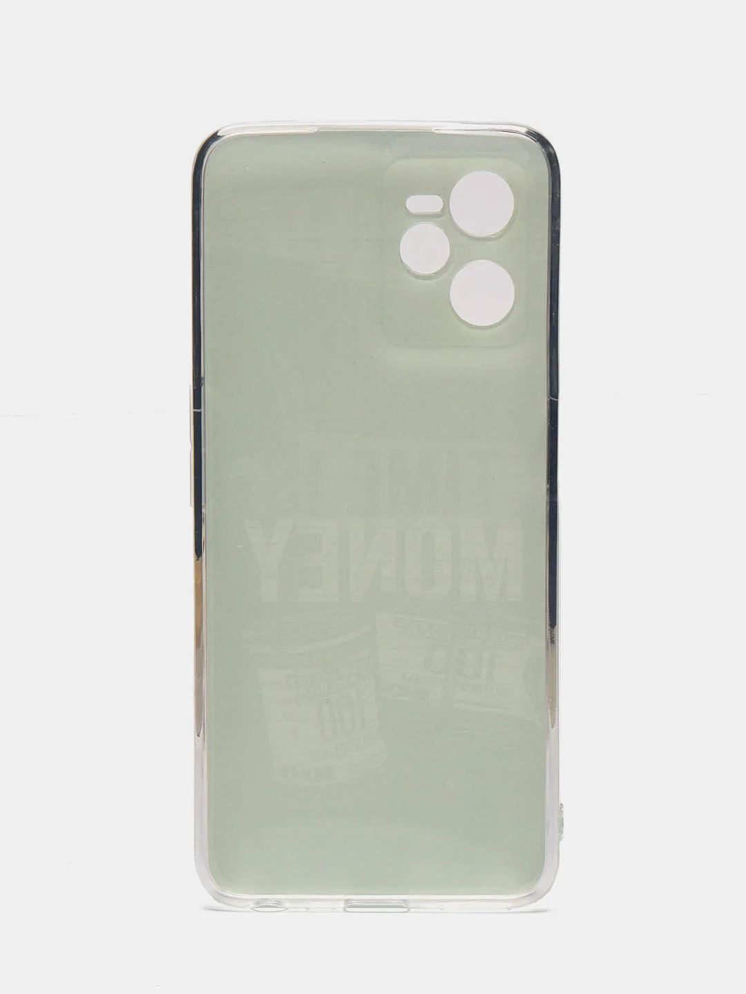 Серебряный чехол с рисунком на Realme C35 (Реалми С35)