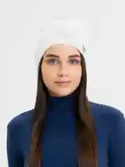 Белый шапка женская без подклада Амсония