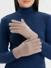 Бежевый перчатки женские, шерстяные