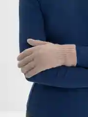Бежевый перчатки женские, шерстяные