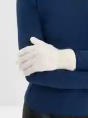 Белый перчатки женские, шерстяные