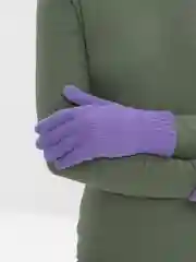 Сиреневый перчатки женские, шерстяные