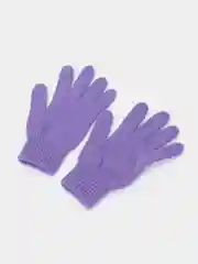 Сиреневый перчатки женские, шерстяные