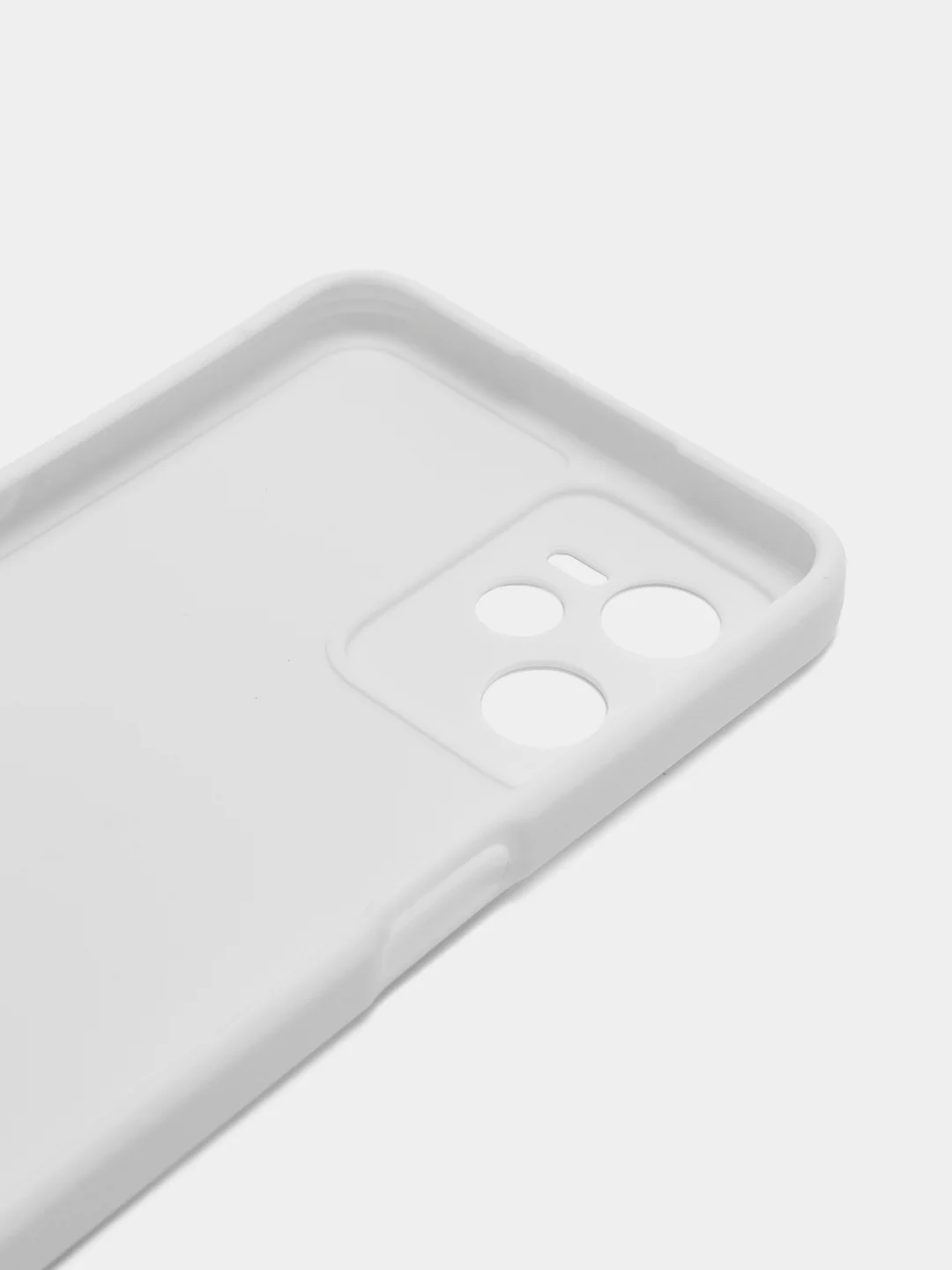 Белый чехол для Realme C30, C31, C33, C35  ( Реалми С30 С31 С33 С35 ) силиконовый, прозрачный