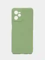 Зеленый чехол для Realme C30, C31, C33, C35  ( Реалми С30 С31 С33 С35 ) силиконовый, прозрачный