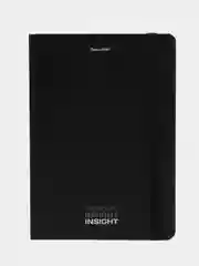 Блокнот с резинкой Brauberg "Insight" А5, в клетку, 145 х 203, 96 листов, 113723