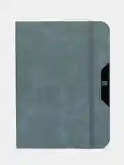 Блокнот BRAUBERG NOTE, с резинкой, 80 л, клетка, светло-серый, А5, 162 х 218 мм