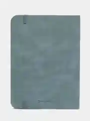 Блокнот BRAUBERG NOTE, с резинкой, 80 л, клетка, светло-серый, А5, 162 х 218 мм