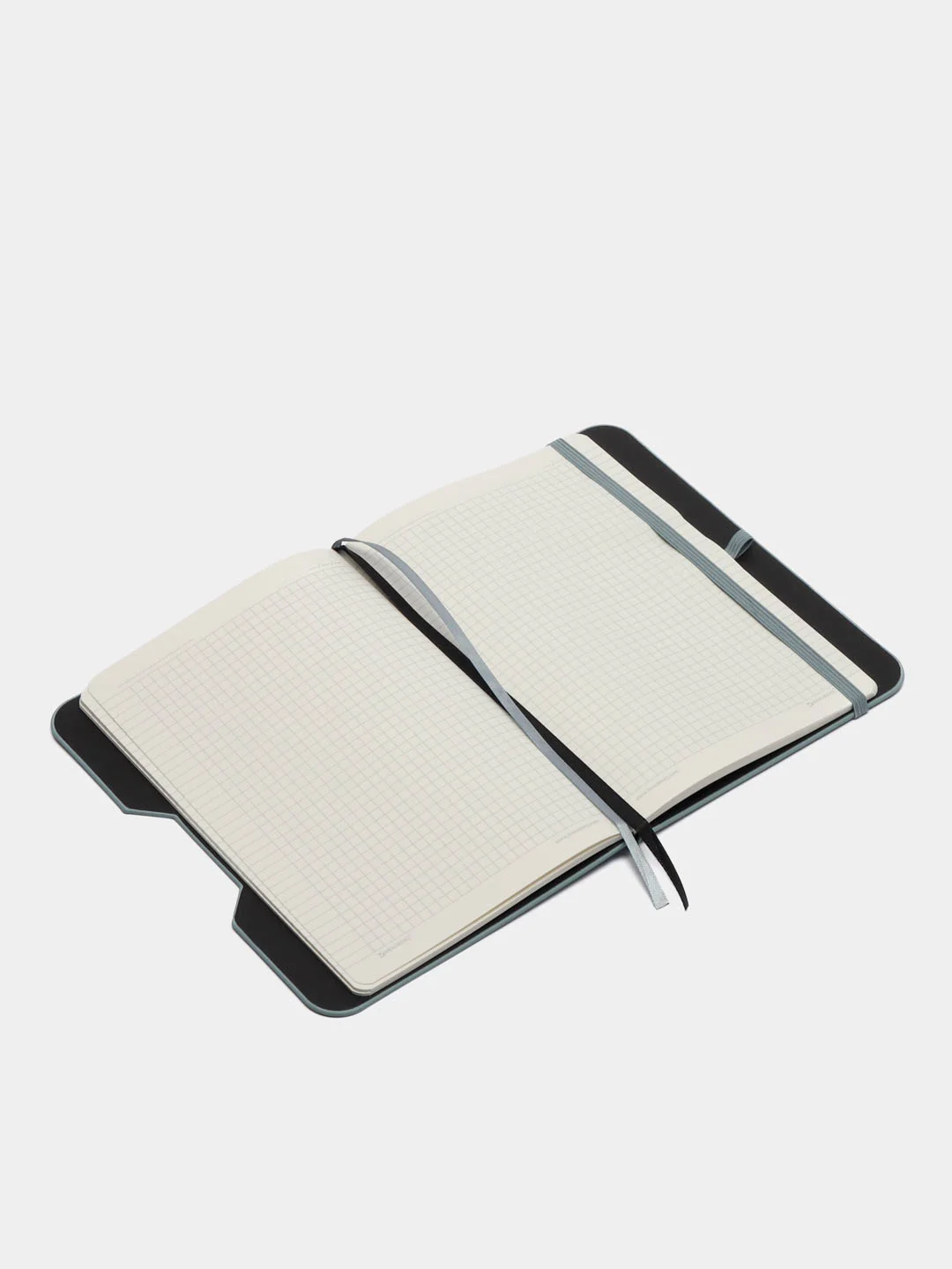 Блокнот BRAUBERG NOTE, с резинкой, 80 л, клетка, светло-серый, А5, 162 х 218 мм